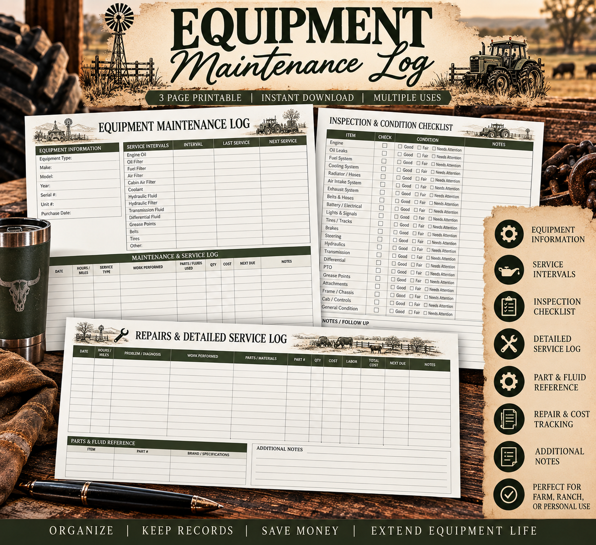 Equipment Maintenance 4-Page