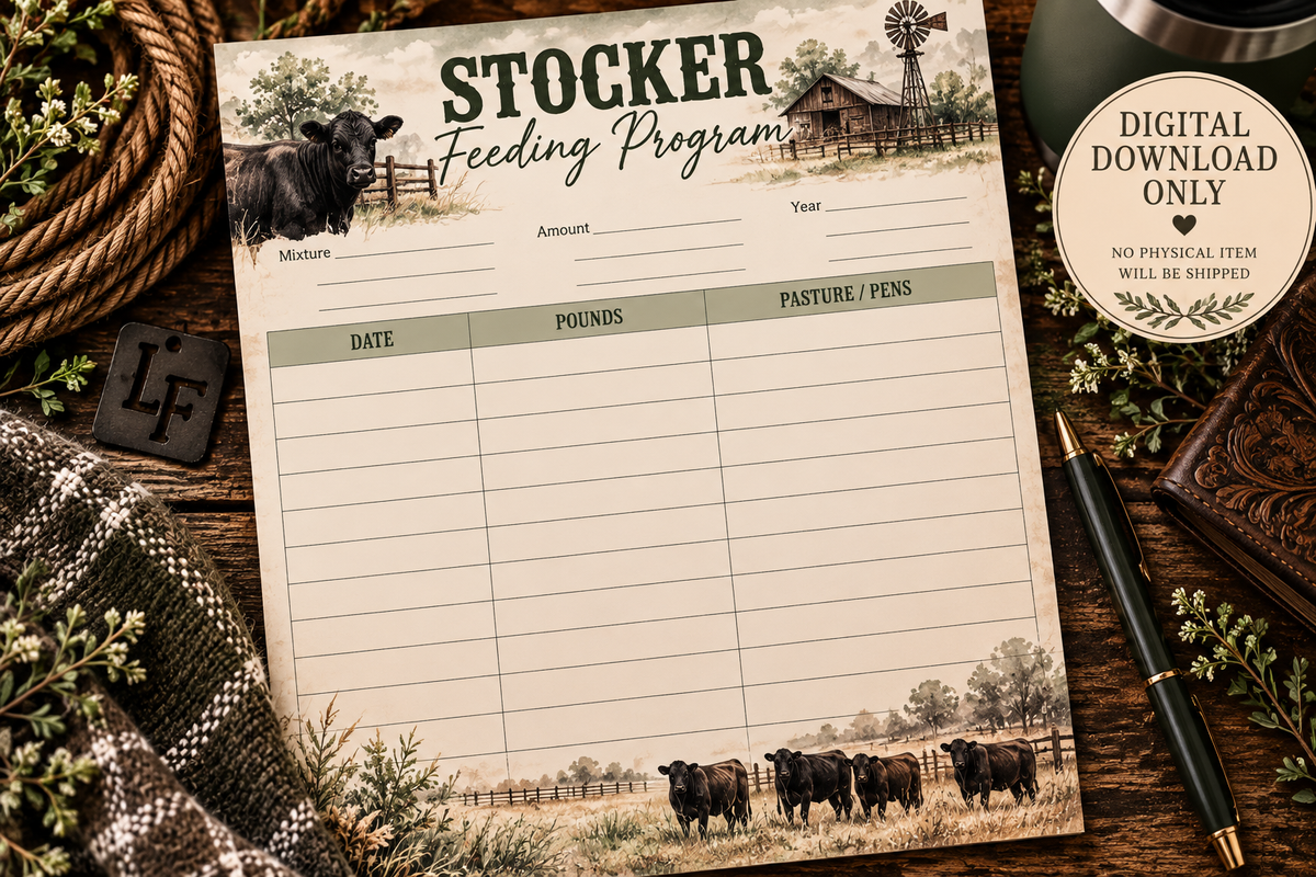 Simple Stocker Feeding Records
